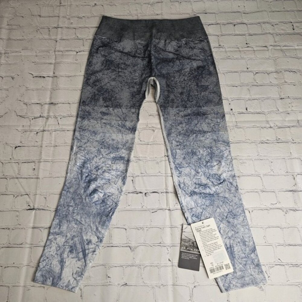 NEW Lululemon Womens Size 12 Ebb To Train Tight Multicolor Leggings Cropped‎